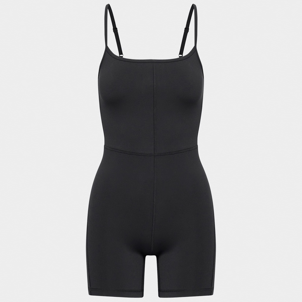 Black Spaghetti Strap Romper